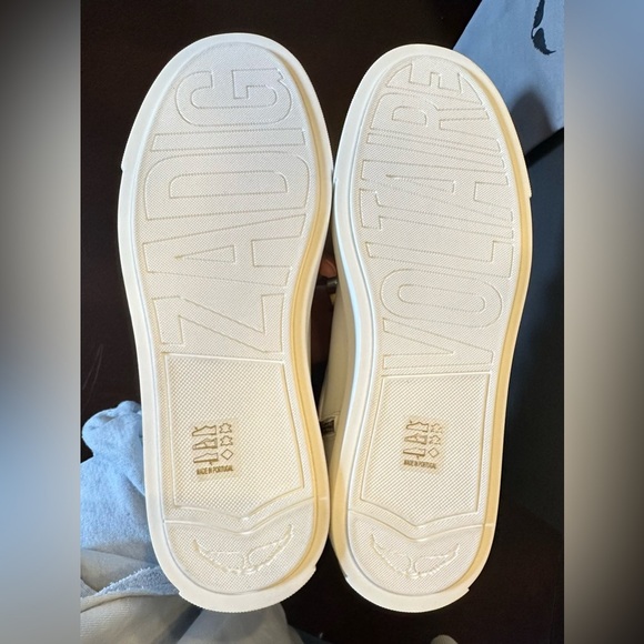 NIB Zadig & Voltaire HIGH FLASH CHUNKY SMOOTH Platform High-top 39 US 8 White - Picture 10 of 14